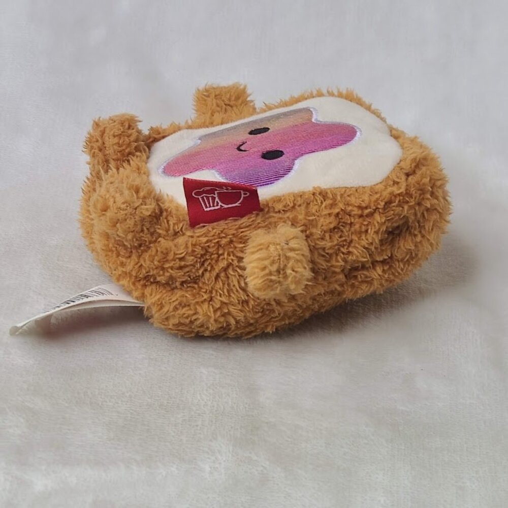 Bum Bumz Timothy the Toast Plush Russ Kelly Toy Breakfast Mini Plush - Picture 6 of 13